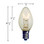 7 watt C7 Transparent Clear
