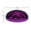 Purple Fun Light cabochon lens with a decorative, petal-like design molded into its domed surface. It measures approximately 2 3/8 inches in diameter and 13/16 inch in height, as indicated by the labeled dimensions.
