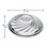 Clear TL47 swirl-patterned cabochon fixture cap with detailed dimensions. The cap measures 2 7/16 inches in diameter and 13/16 inches in height, featuring a textured spiral design for carnival and amusement lighting applications.