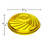Yellow TL47  swirl-patterned cabochon fixture cap with detailed dimensions. The cap measures 2 7/16 inches in diameter and 13/16 inches in height, featuring a textured spiral design for carnival and amusement lighting applications.