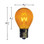 10 watt S11 Transparent Amber