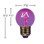 7 watt G12.5 Transparent Fuchsia