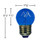 7 watt G12.5 Transparent Blue
