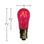 S6 6watt Transparent Red