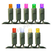 Waterproof 50L Wide Angle LED String Color Options