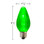 F15 E27 LED Decorator Medium Base Bulbs Green