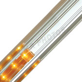 6' Silver Reflective CROWN Premium Rope Light Track (206REFS)