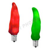 C9 LED CHILI BULBS - PACK (3 bulbs of same color/pack)