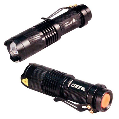 400 lumen cree led rechargeable compact flashlight Emergency Zone Pocket Mini ion battery Duracell DF400R Penlight with 400