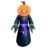 8ft Scary Pumpkin Monster Inflatable yard Decoration