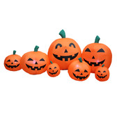 Halloween Pumpkin Family Inflatable yard Decoration