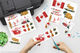 Printable Canadian clip art for school projects, reports, Geography Fairs, Girl Scout World Thinking Day. 