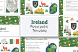 Ireland PowerPoint themed - complete with templates and clip art. Download and use for your school report on Ireland!