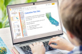 Edit and customize the California powerpoint template to create your own unique report. 