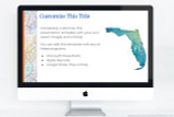 Customize each page of your Florida presentation. Add your own titles, writing, and images, or the use the included clip art. 
