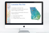 Customize each page of your Georgia presentation. Add your own titles, writing, and images, or the use the included clip art. 
