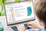 Edit and customize the Indiana powerpoint template to create your own unique report. 

