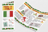 Download this printable kit to make a "travel brochure" for your school project on Italy. 