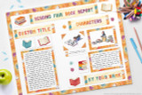 Reading Fair DYI - How to Make a Book Report Display