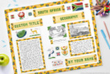 South Africa - Poster Display Tutorial