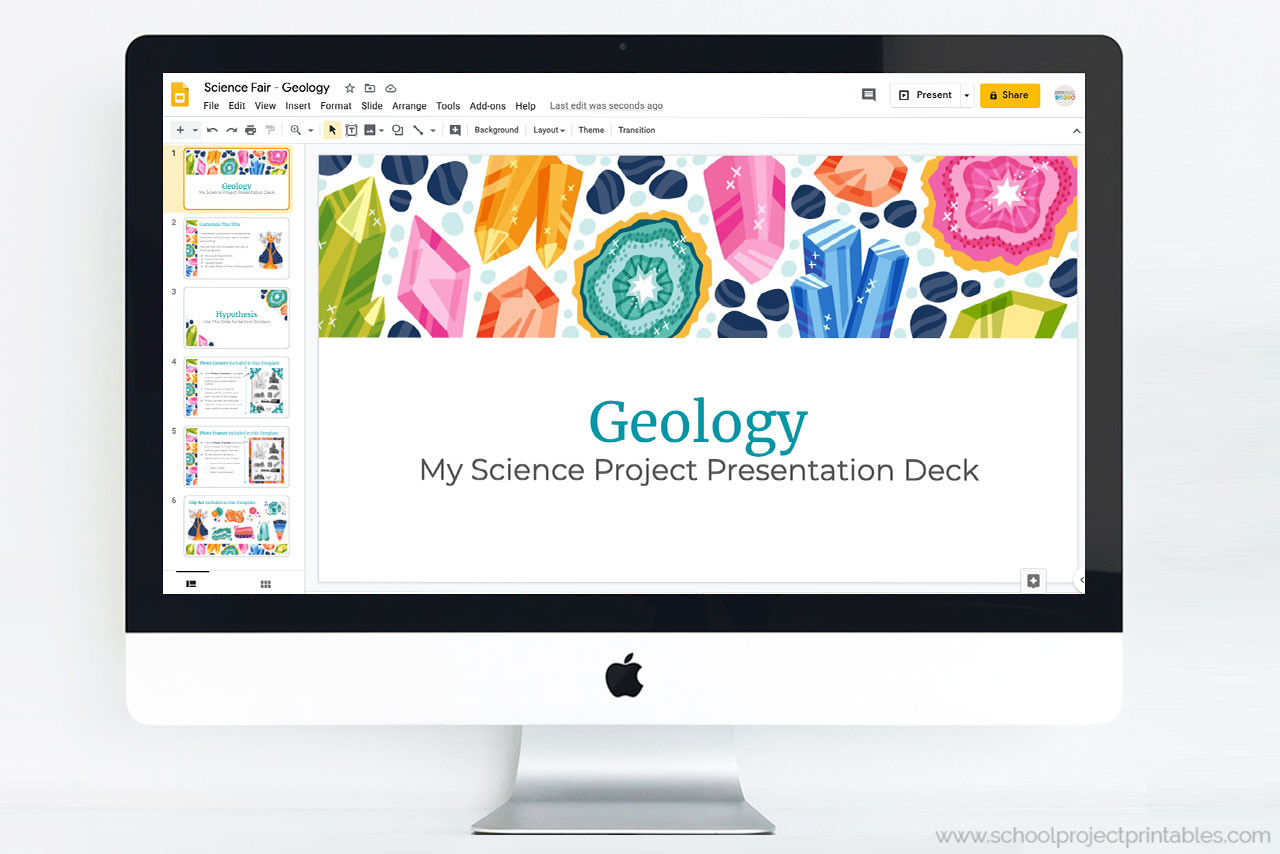 Chemistry Science Fair - PowerPoint Template Theme - School Project ...