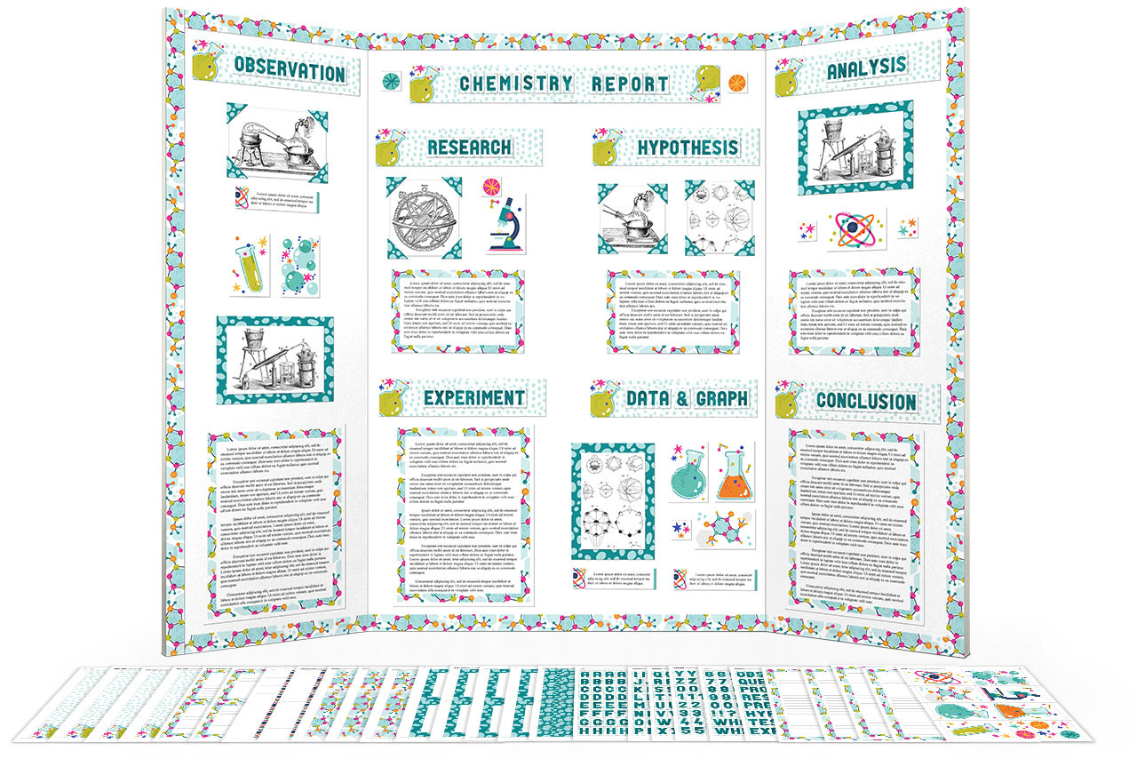 Book Report / Reading Fair Display Board Poster Project Kit School