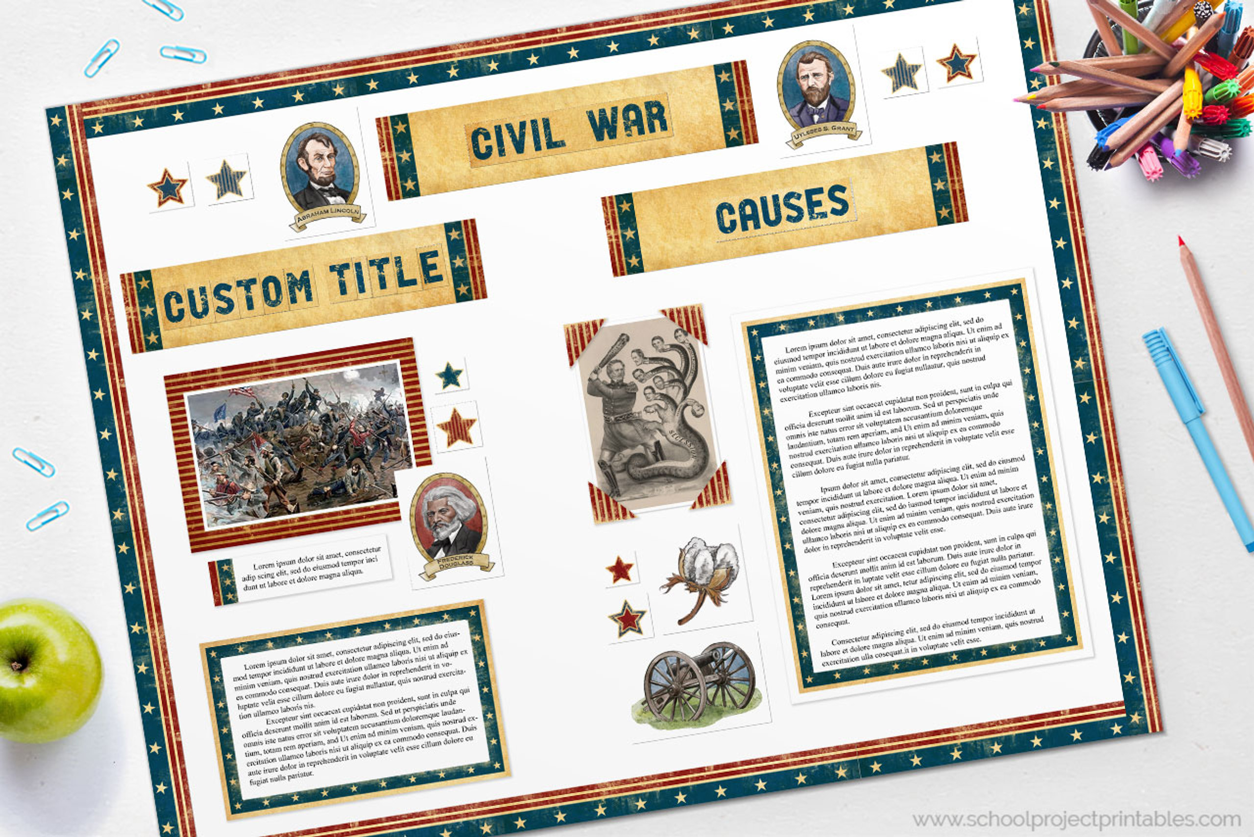 civil war research project ideas