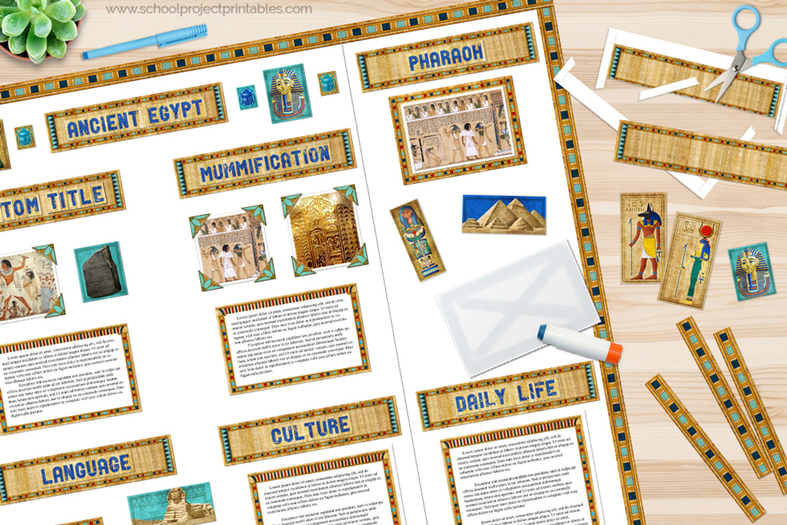 ancient egypt homework project