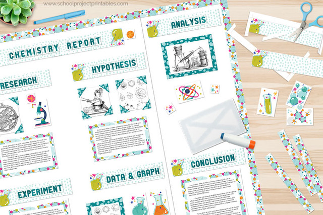 How to Make a Science Fair Display Board - For Chemistry Projects ...