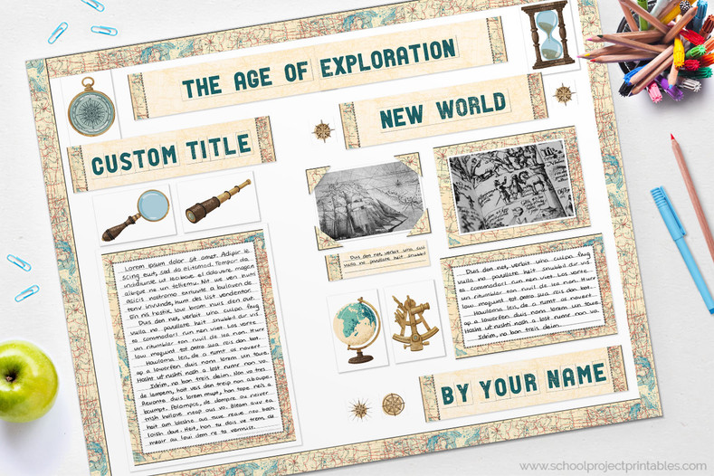 Age of Exploration - How to Make a Report Poster