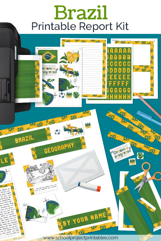 Printable kit for Brazil projects.