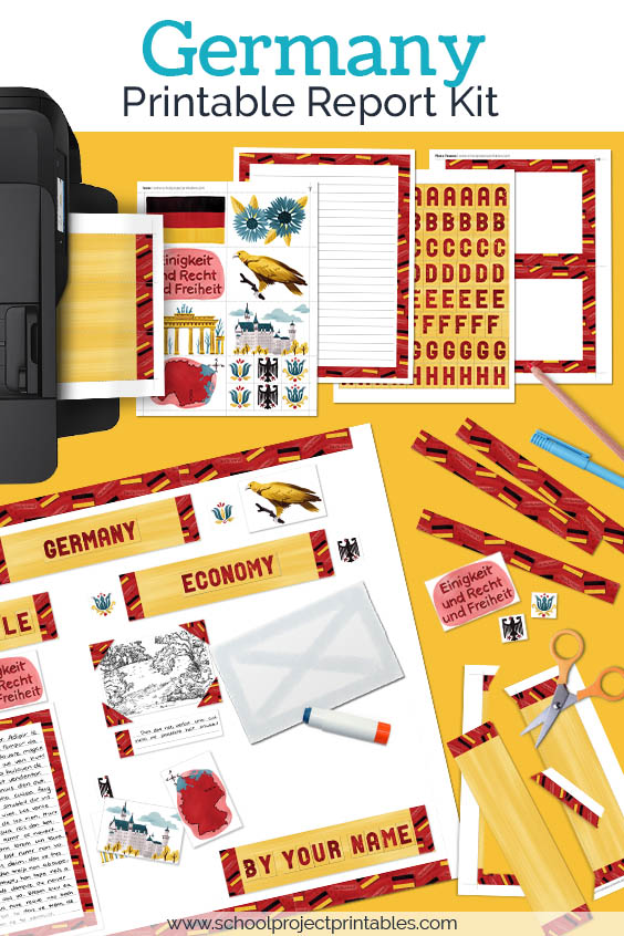 Printable kit for Germany projects.