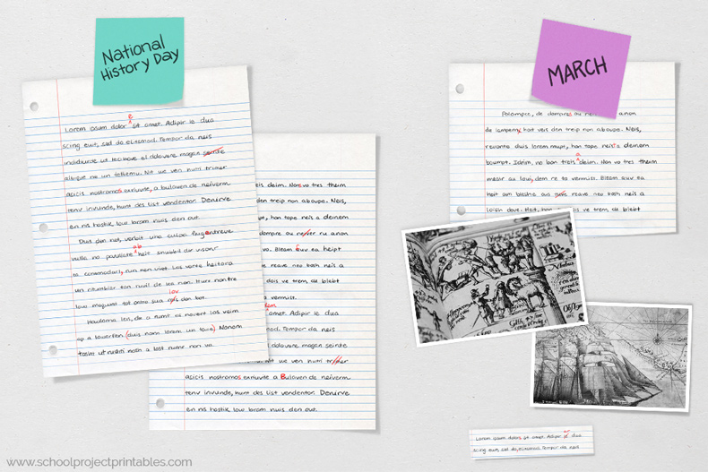 DIY tutorial for history fair project ideas History Fair report poster work in progress