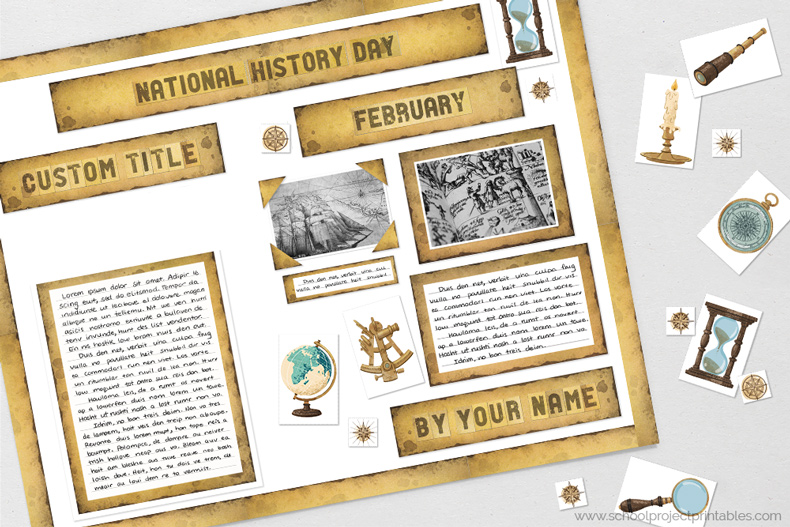 Printable clip are for history reports.