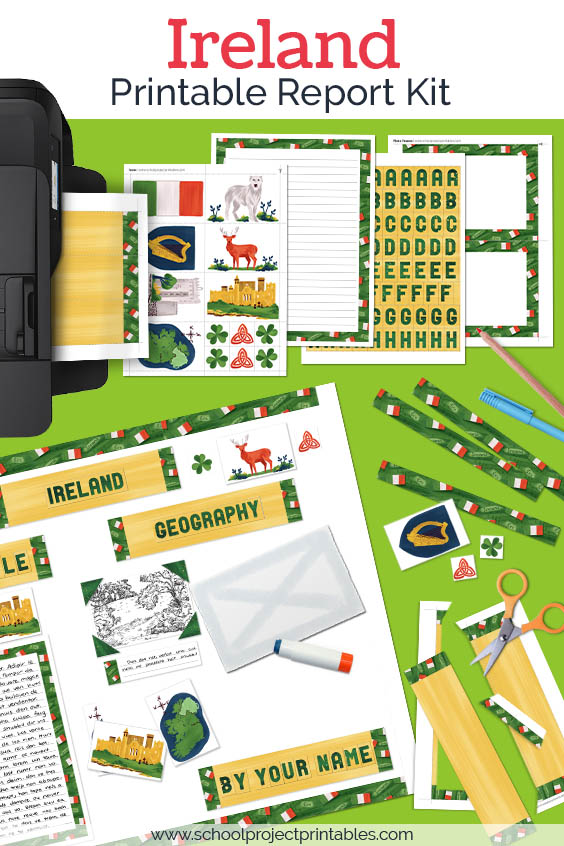 Printable kit for Ireland projects.