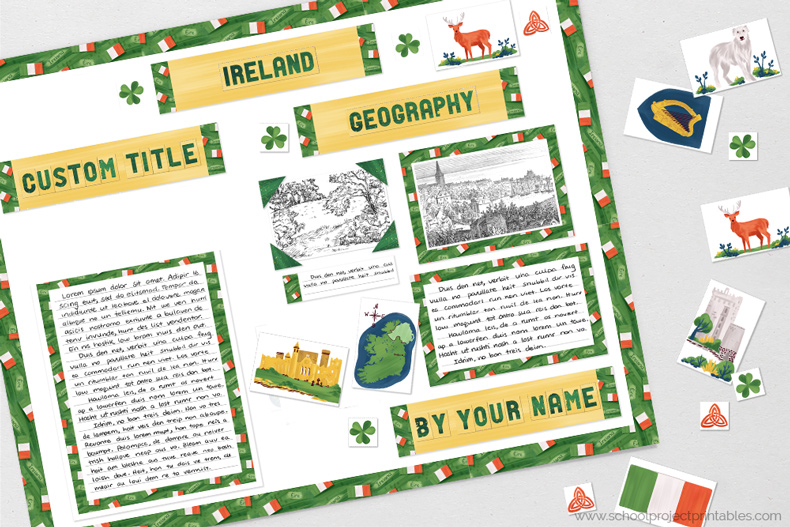 Printable clip are for Ireland reports.