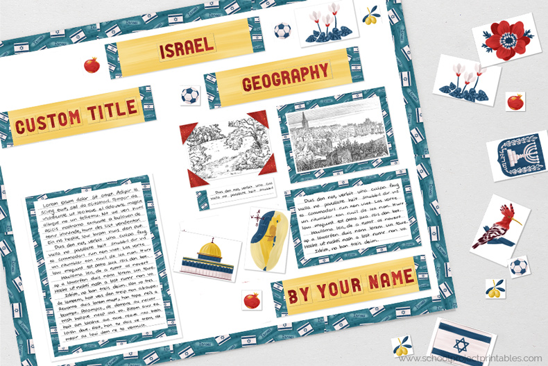 Printable clip are for Israel reports.