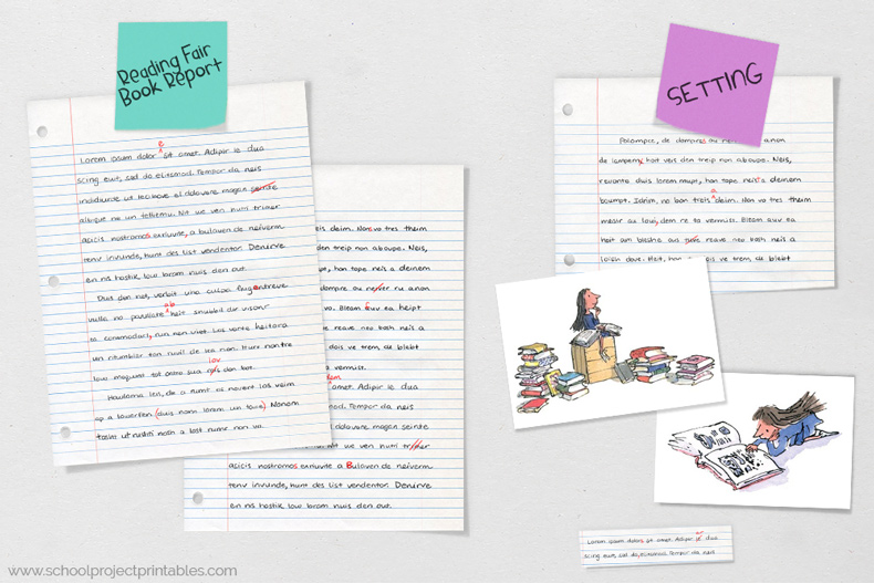 DIY tutorial for Reading Fair Book Report project ideas Reading Fair Book Report report poster work in progress