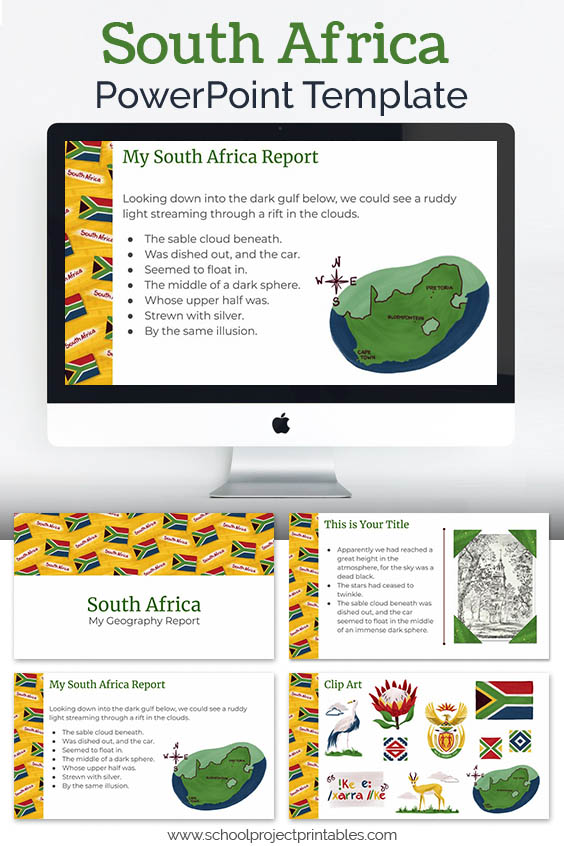 South Africa powerpoint template