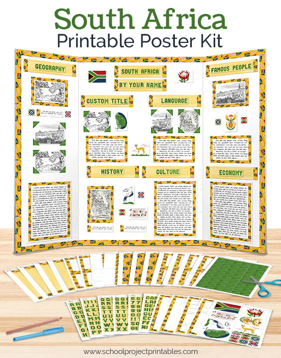 Printable kit for South Africa projects.