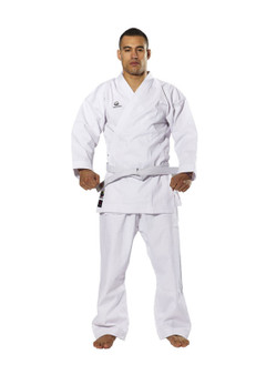 8oz, Ribbed Gi, Gi, Karate Uniform, Black & White, Set