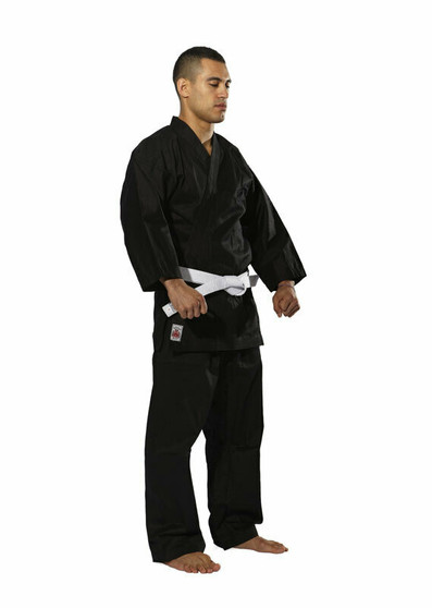 Daito Gi, Gi, Karate Uniform, 16oz, Canvas, Heavy, Black, White, Uniform Set