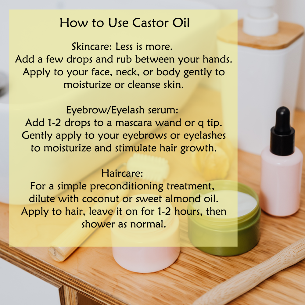 how to use castor oil for hair