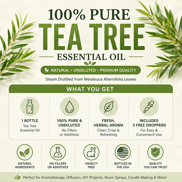 100% Tea Tree Essential Oil