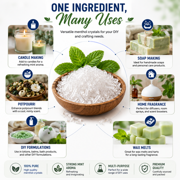 Menthol Crystals (1 ounce to 10 lbs)