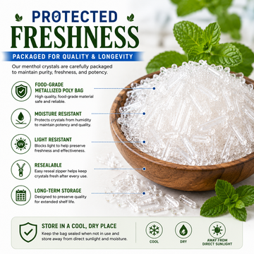 Menthol Crystals (1 ounce to 10 lbs)