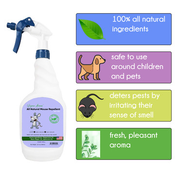  Virginia Aromas Natural Mouse Repellent (32 fl oz Ready-to-use spray)