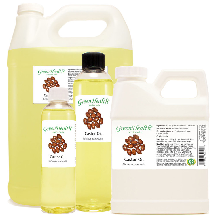 Castor oil 1oz 2oz 4oz 8oz 16oz 32oz