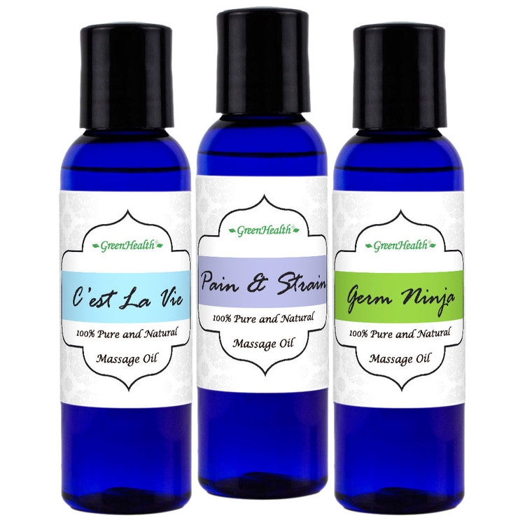 Massage Oil Sampler Set (2 fl oz)