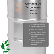 Bulk Cornmint (Peppermint) Oil Terpeneless - 180 kilograms (net weight)